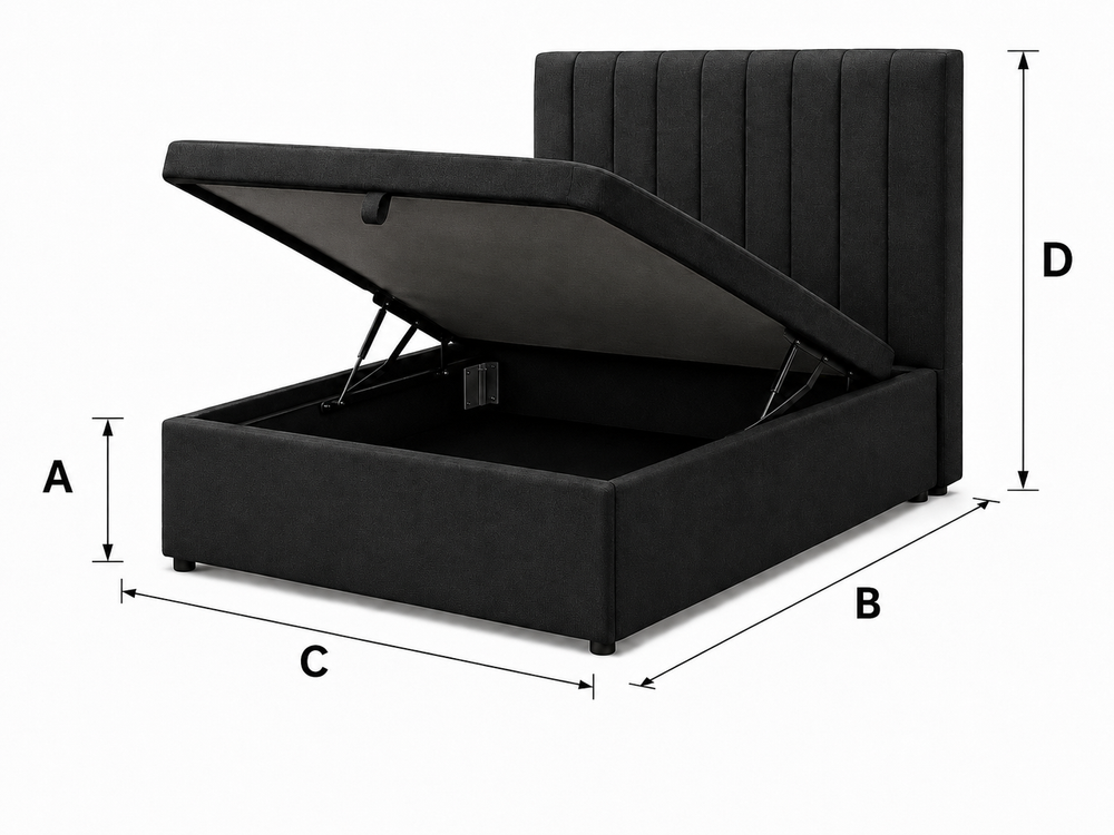 Ottoman upgrade size guide diagram