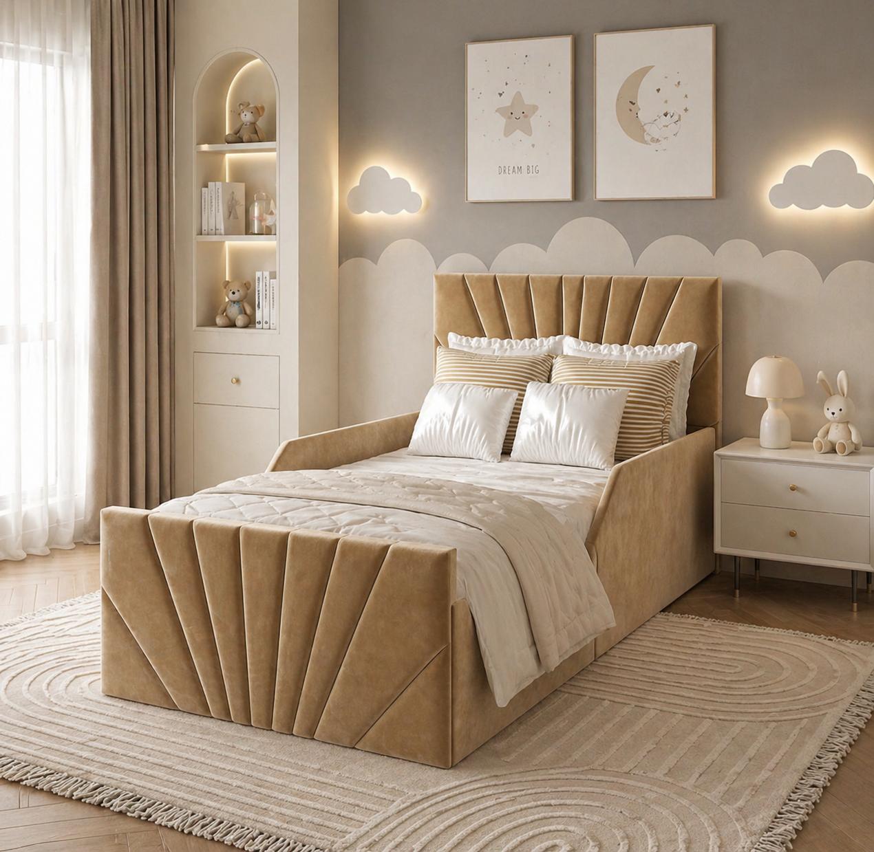 Duke Upholstered Kids Bed Frame